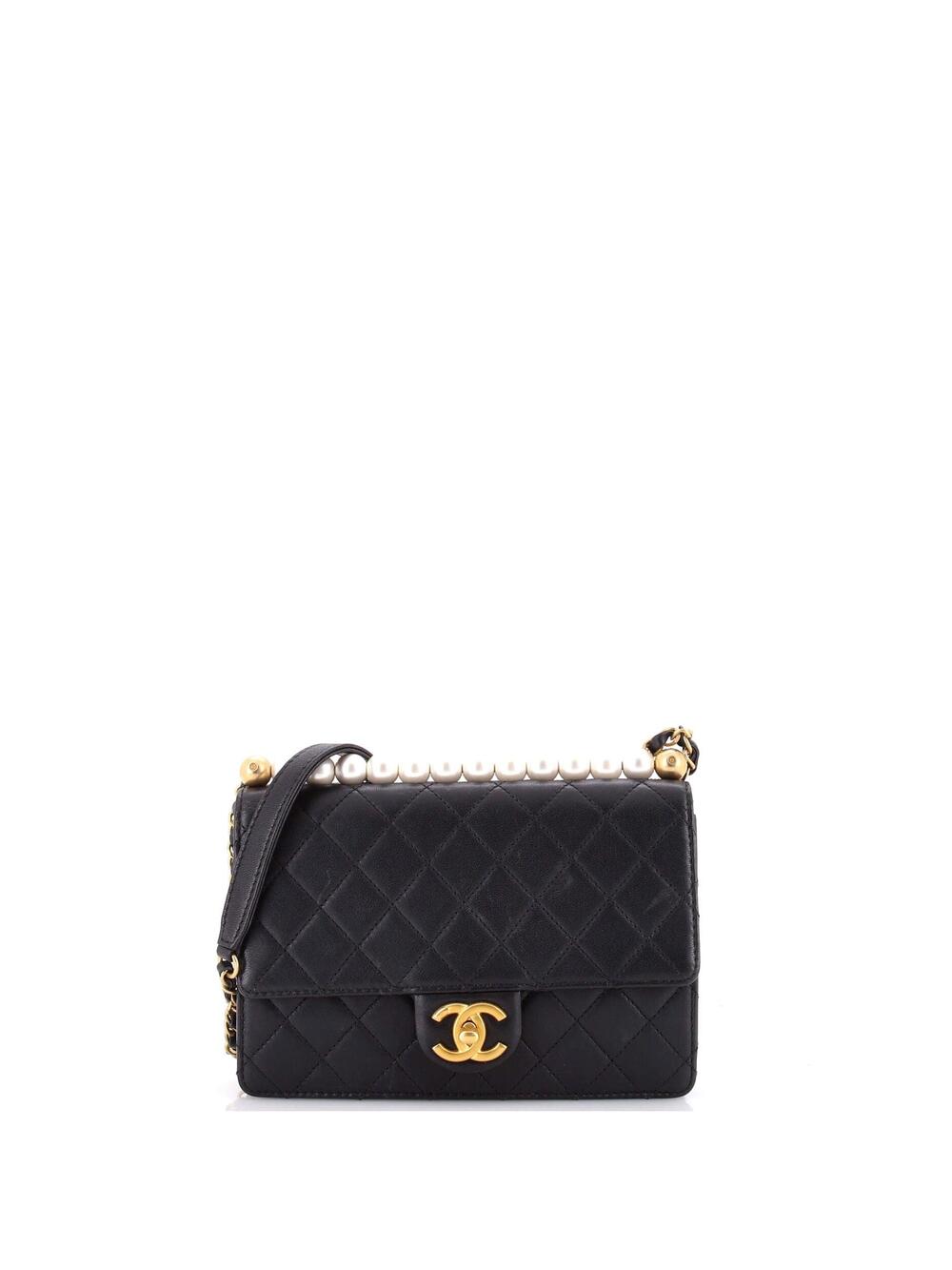 Chanel Chic Pearls Flap Bag Quilted #357207C47B